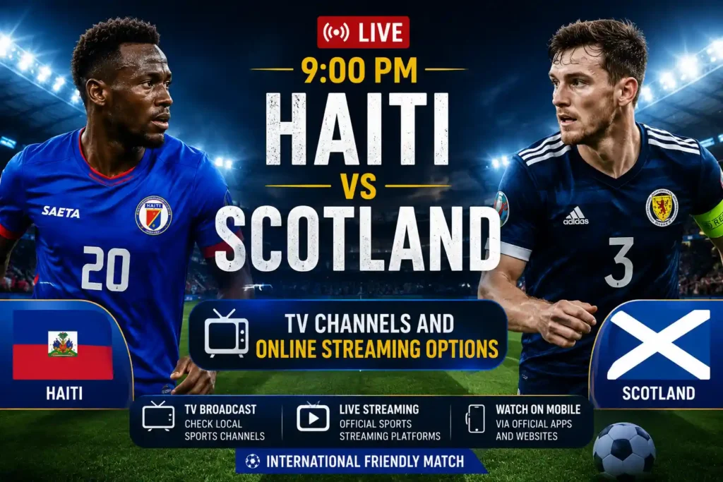 Haiti vs Scotland Live